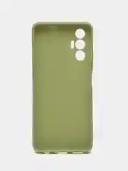 Лесной зеленый чехол для Tecno Pova 3, силиконовый, цветной, матовый