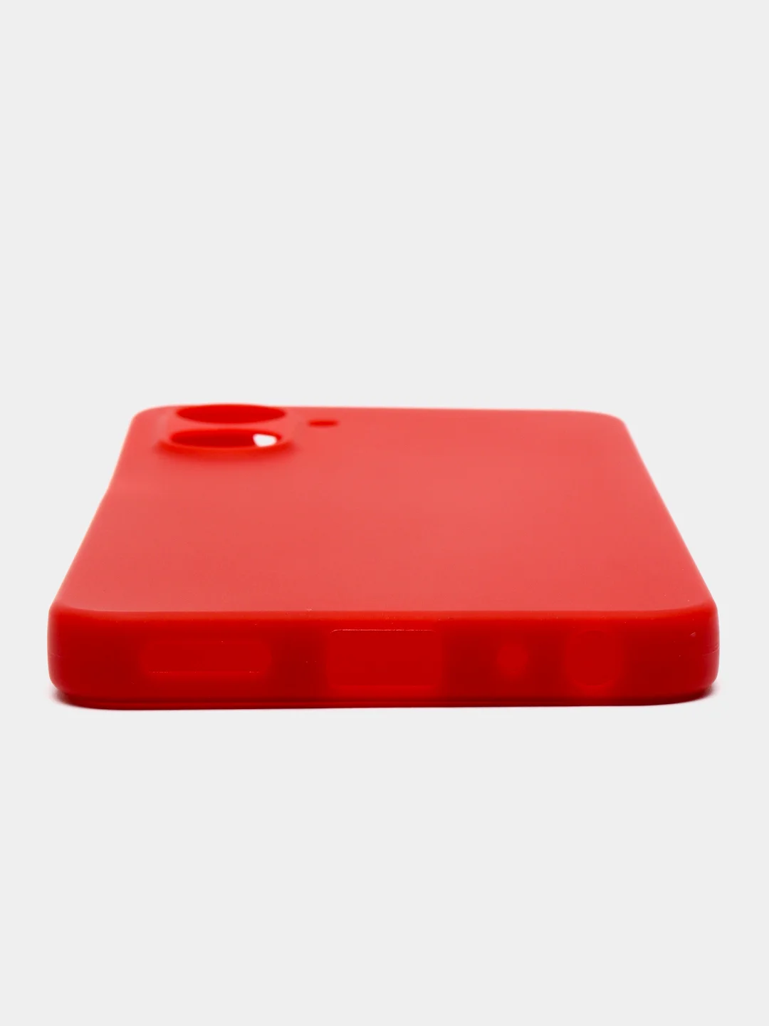Красный чехол Realme 10 Pro (Реалми 10 Про), силиконовый, цветной, матовый