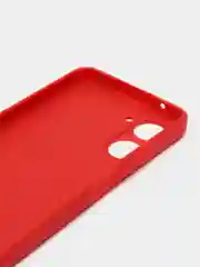 Красный чехол Realme 10 Pro (Реалми 10 Про), силиконовый, цветной, матовый
