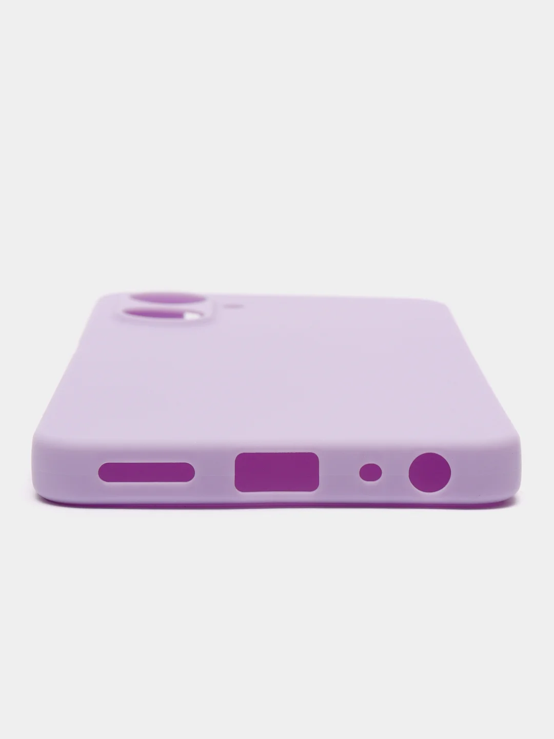 Лавандовый чехол Realme 10 Pro (Реалми 10 Про), силиконовый, цветной, матовый
