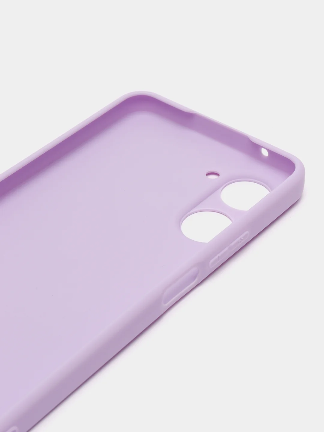 Лавандовый чехол Realme 10 Pro (Реалми 10 Про), силиконовый, цветной, матовый