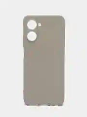 Серый чехол Realme 10 Pro (Реалми 10 Про), силиконовый, цветной, матовый