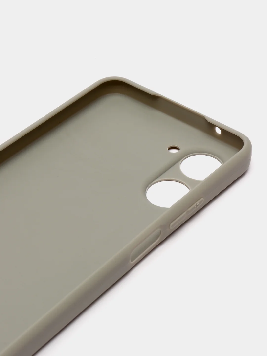Серый чехол Realme 10 Pro (Реалми 10 Про), силиконовый, цветной, матовый