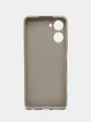 Серый чехол Realme 10 Pro (Реалми 10 Про), силиконовый, цветной, матовый