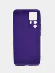 Фиолетовый чехол Xiaomi 12T, 12T Pro, Redmi K50 Ultra, Сяоми 12Т (Про) силиконовый, цветной, матовый