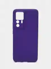 Фиолетовый чехол Xiaomi 12T, 12T Pro, Redmi K50 Ultra, Сяоми 12Т (Про) силиконовый, цветной, матовый