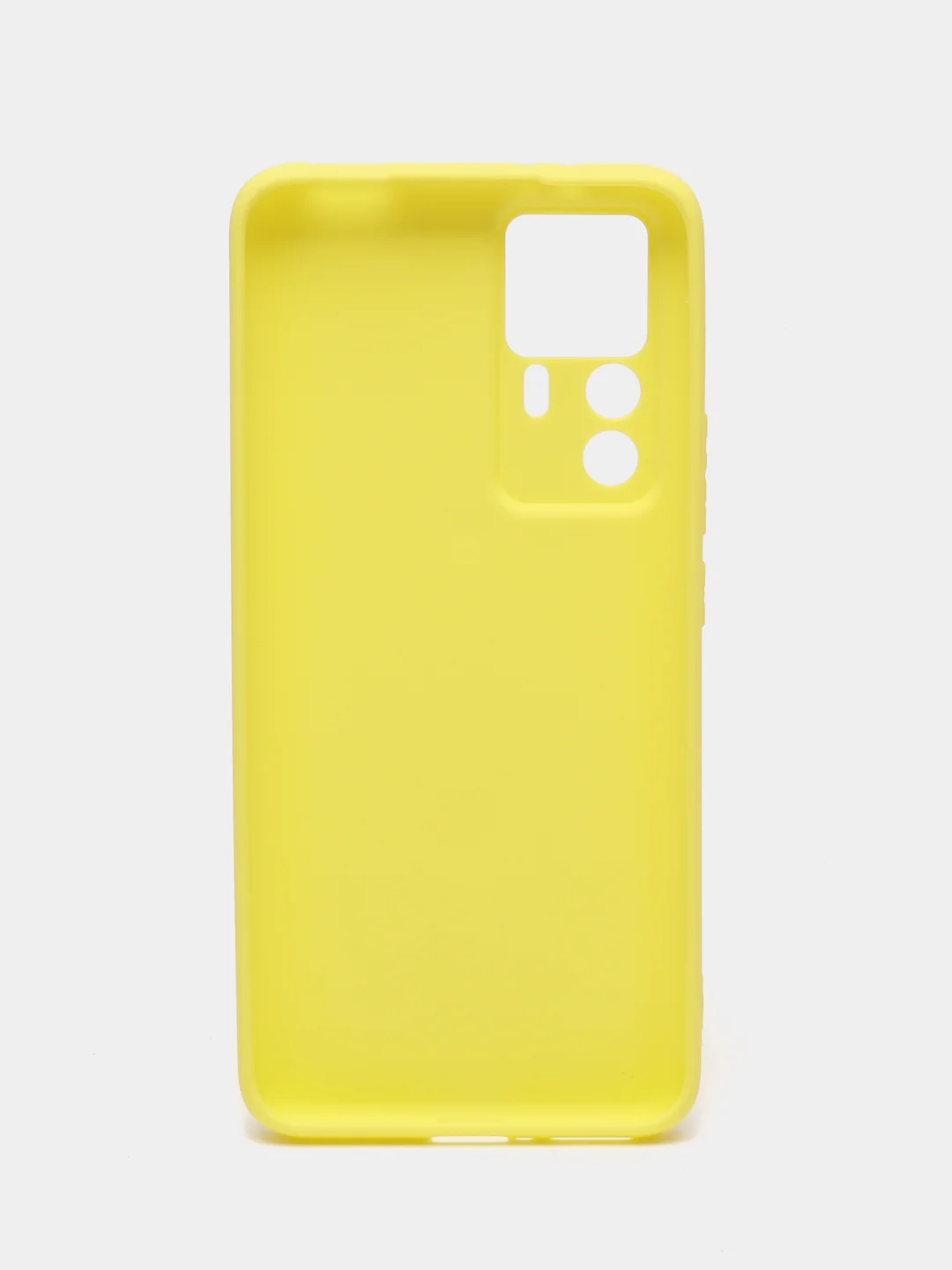 Желтый чехол Xiaomi 12T, 12T Pro, Redmi K50 Ultra, Сяоми 12Т (Про) силиконовый, цветной, матовый
