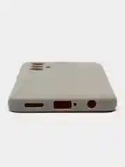 Серый чехол для Tecno Pova 3, силиконовый, цветной, матовый