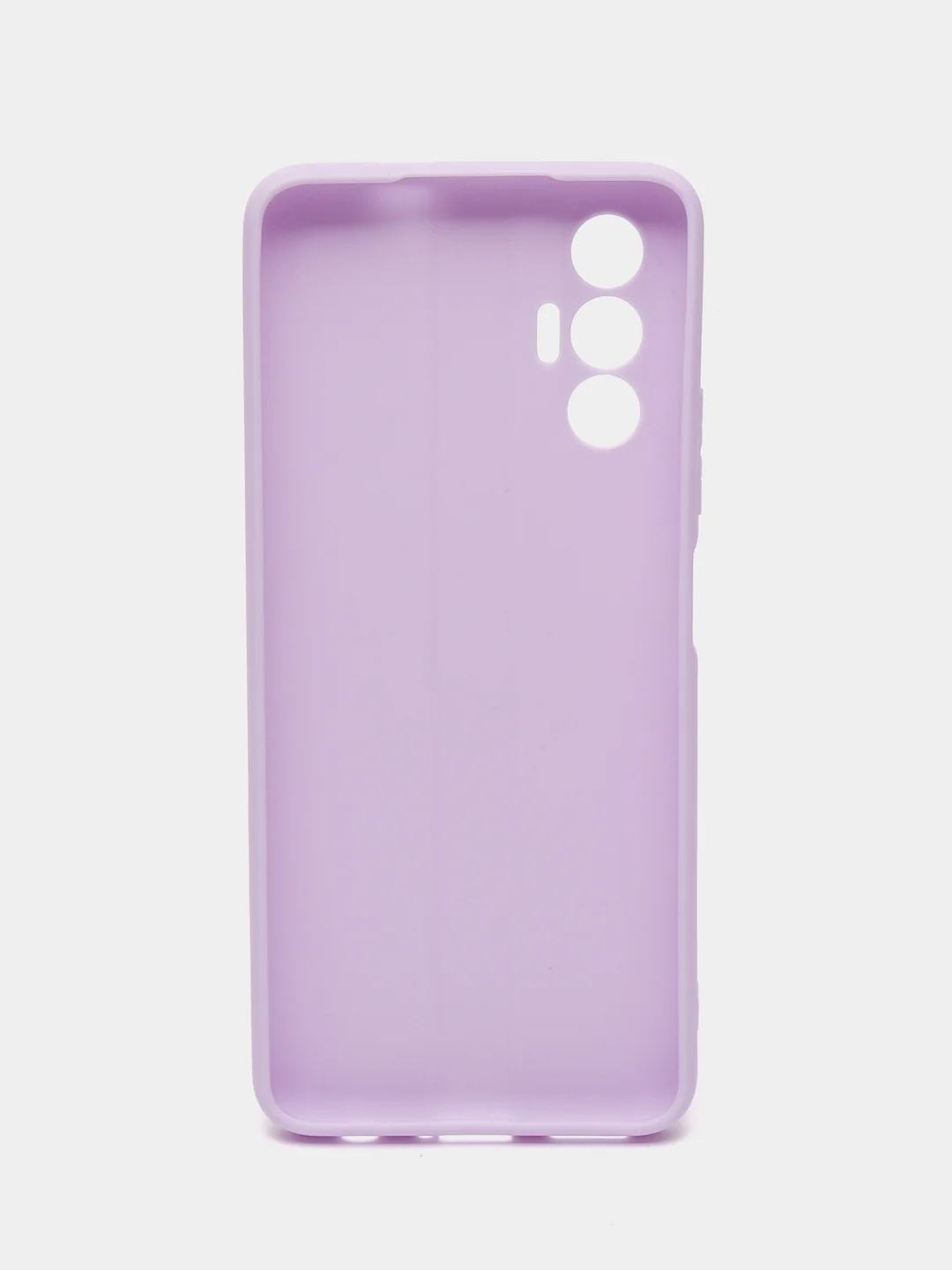 Лавандовый чехол для Tecno Pova 3, силиконовый, цветной, матовый