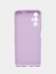 Лавандовый чехол для Tecno Pova 3, силиконовый, цветной, матовый