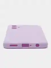 Лавандовый чехол для Tecno Pova 3, силиконовый, цветной, матовый