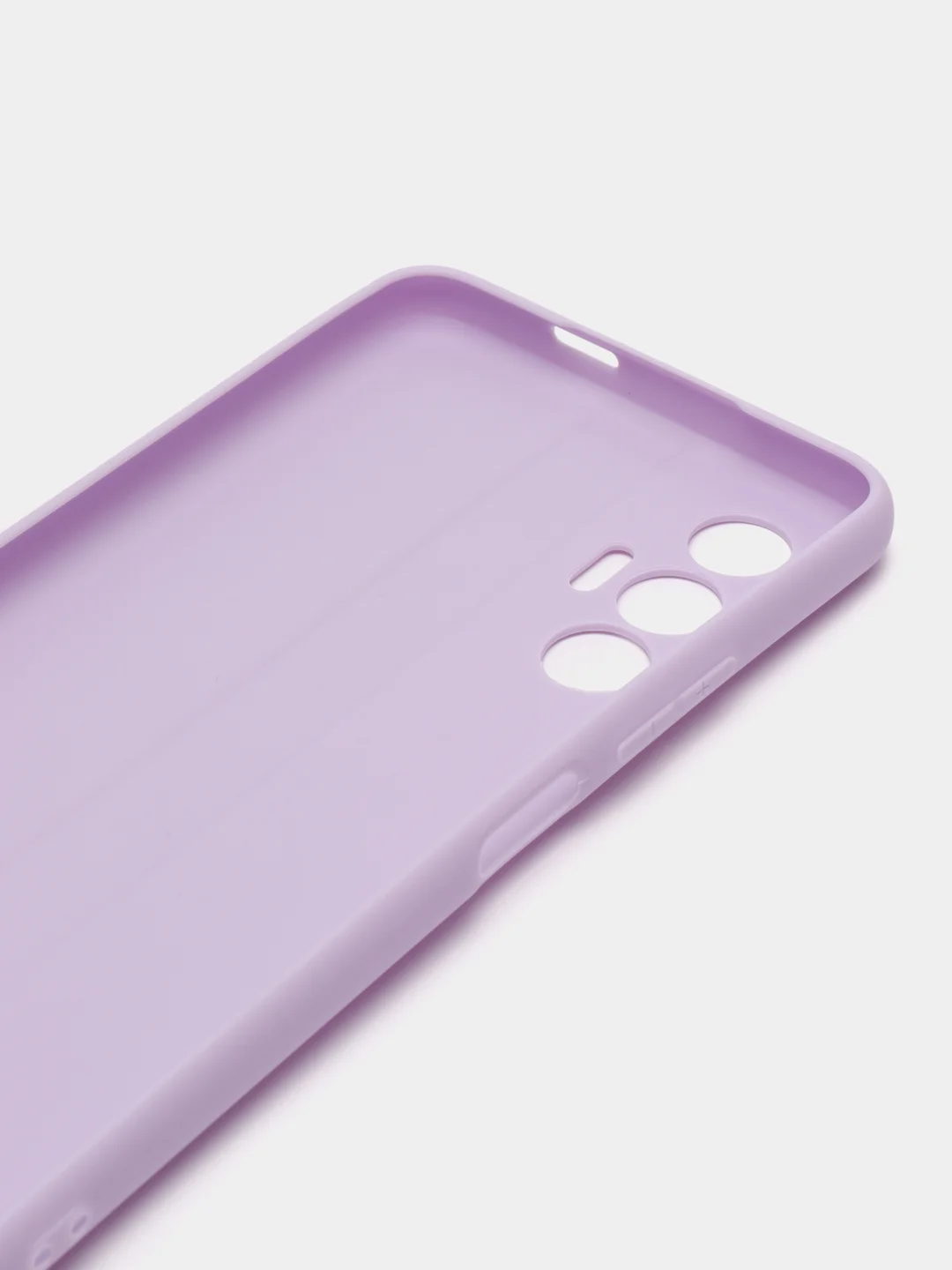Лавандовый чехол для Tecno Pova 3, силиконовый, цветной, матовый