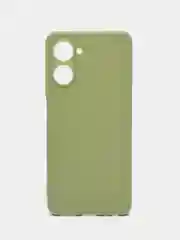 Лесной зеленый чехол Realme 10 Pro (Реалми 10 Про), силиконовый, цветной, матовый