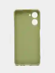 Лесной зеленый чехол Realme 10 Pro (Реалми 10 Про), силиконовый, цветной, матовый
