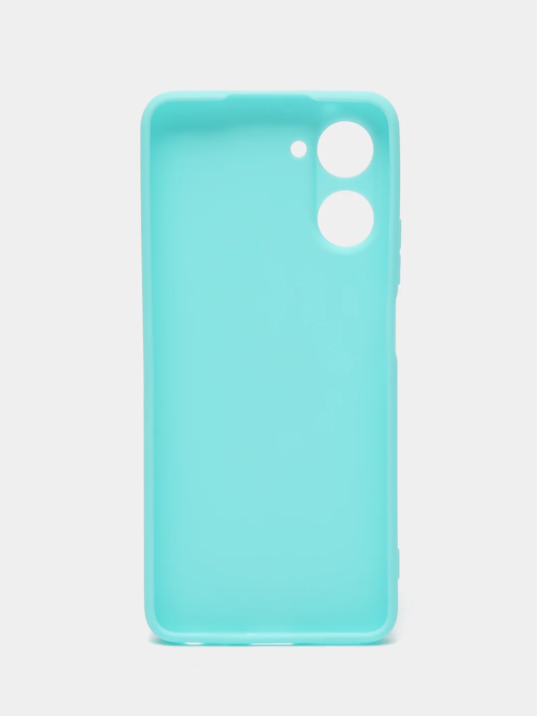 Бирюзовый чехол Realme 10 Pro (Реалми 10 Про), силиконовый, цветной, матовый