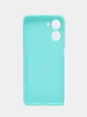 Бирюзовый чехол Realme 10 Pro (Реалми 10 Про), силиконовый, цветной, матовый