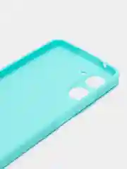 Бирюзовый чехол Realme 10 Pro (Реалми 10 Про), силиконовый, цветной, матовый