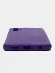Фиолетовый чехол для Tecno Pova 3, силиконовый, цветной, матовый
