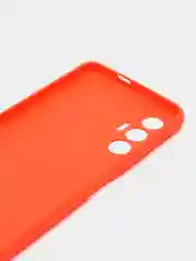 Оранжевый чехол для Tecno Pova 3, силиконовый, цветной, матовый