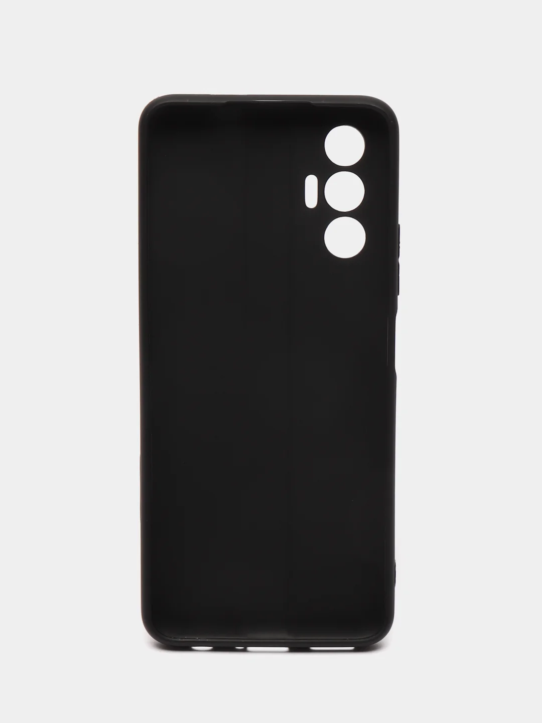 Черный чехол для Tecno Pova 3, силиконовый, цветной, матовый