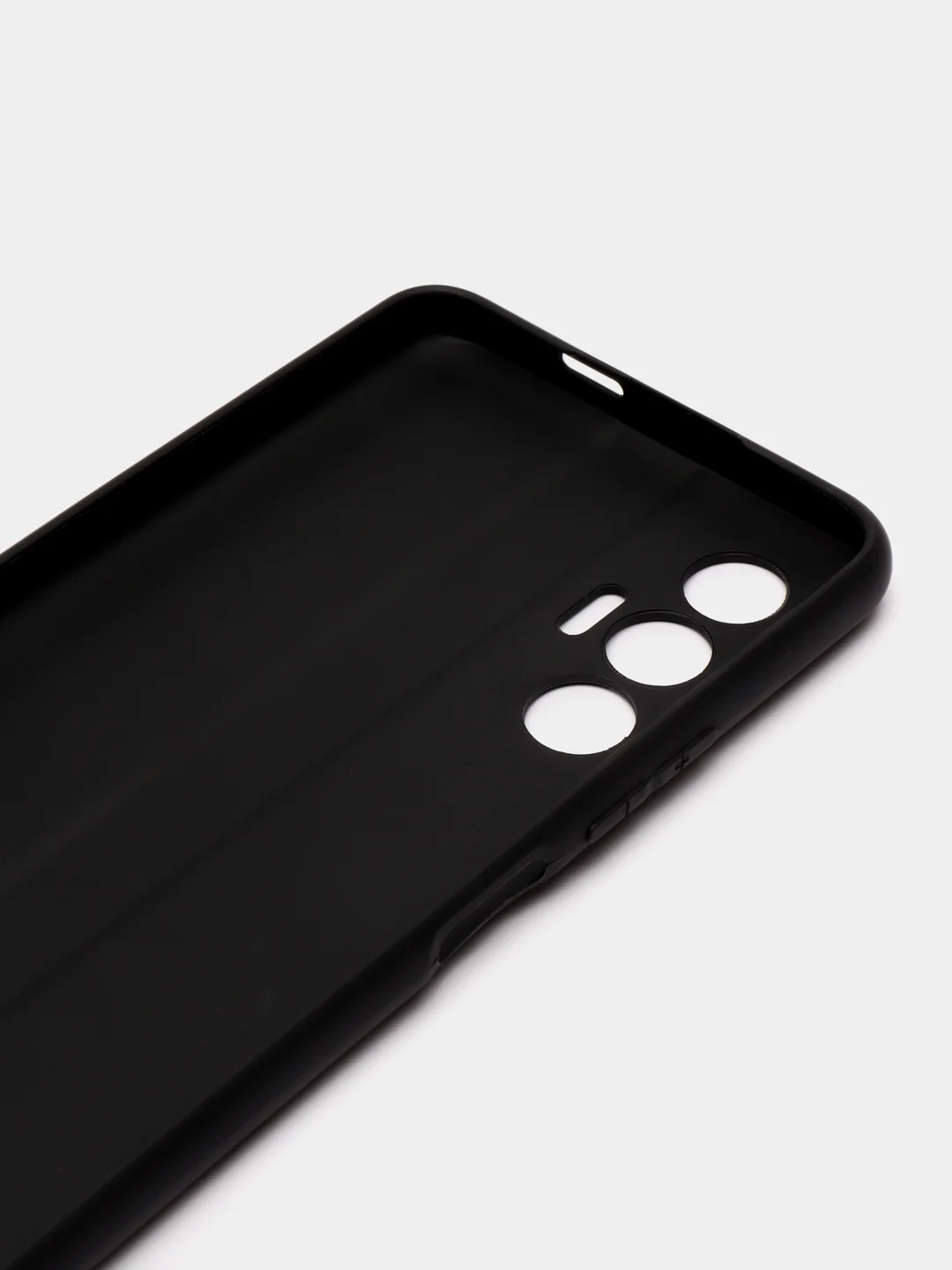 Черный чехол для Tecno Pova 3, силиконовый, цветной, матовый