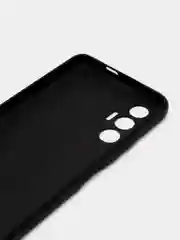 Черный чехол для Tecno Pova 3, силиконовый, цветной, матовый