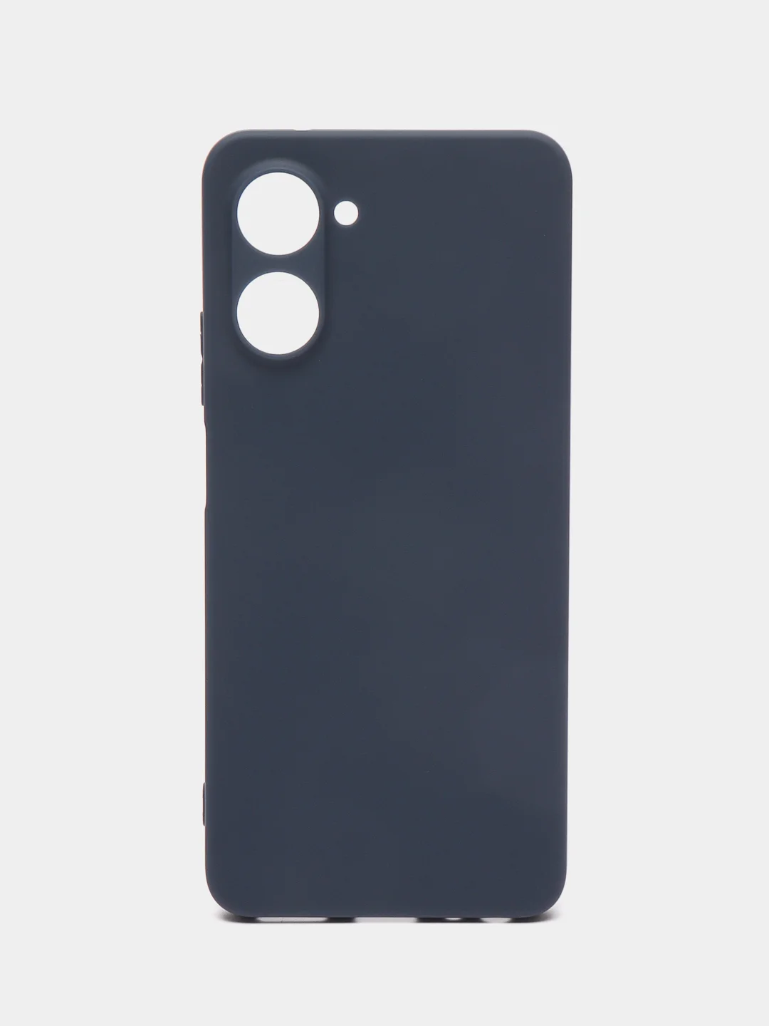 Темно-синий чехол Realme 10 Pro (Реалми 10 Про), силиконовый, цветной, матовый