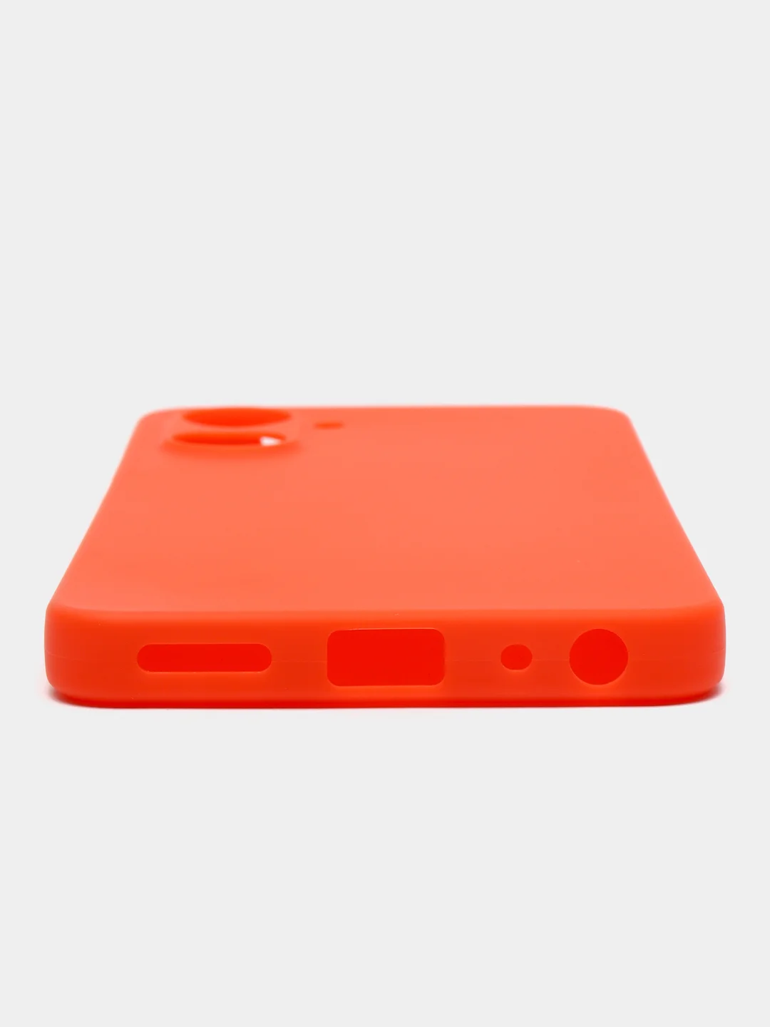 Оранжевый чехол Realme 10 Pro (Реалми 10 Про), силиконовый, цветной, матовый