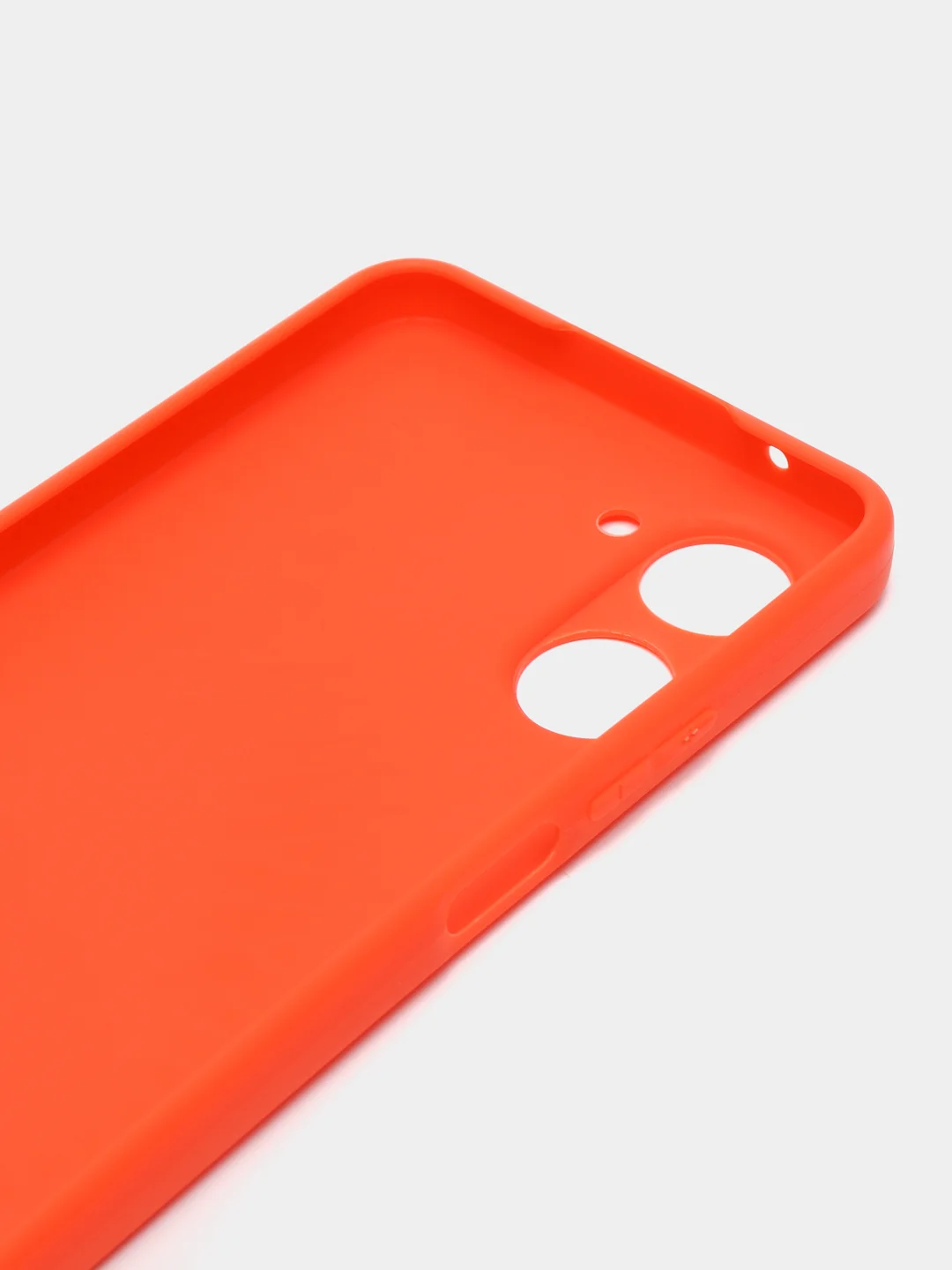 Оранжевый чехол Realme 10 Pro (Реалми 10 Про), силиконовый, цветной, матовый