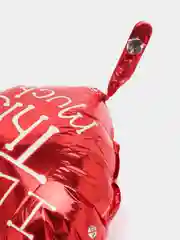 Шар фольгированный "Сердце с мишкой. I Love You", для палочки, 12"