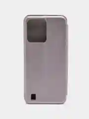 Серебряный чехол-книжка для Realme C31 (Реалми С31)