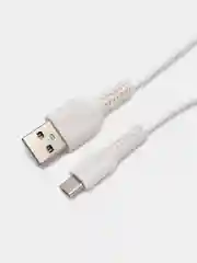 Белый кабель быстрой зарядки 5А USB, Micro, Type-C, Lightning