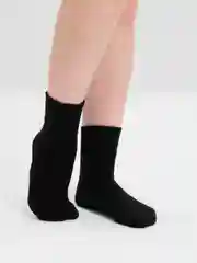 Черный зимние теплые махровые шерстяные носки