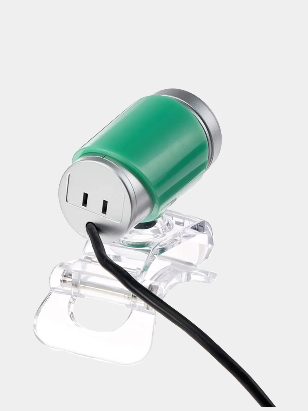 Зеленый веб-камера CBR CW 830M, 0,3 МП, 640 х 480, USB 2.0 + 3.5 мм, Jack, микрофон