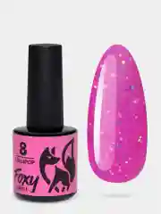 Фуксия гель лак Foxy Expert LOLLIPOP светящийся в темноте 8ml