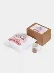 Фиолетовый подарочный набор бабушке (подушка + кружка)