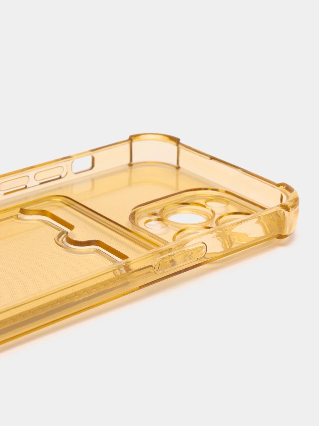Бронзовый чехол для iPhone 13 Pro, с карманом для карт