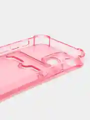 Розовый чехол для iPhone 13 Mini с карманом для карт