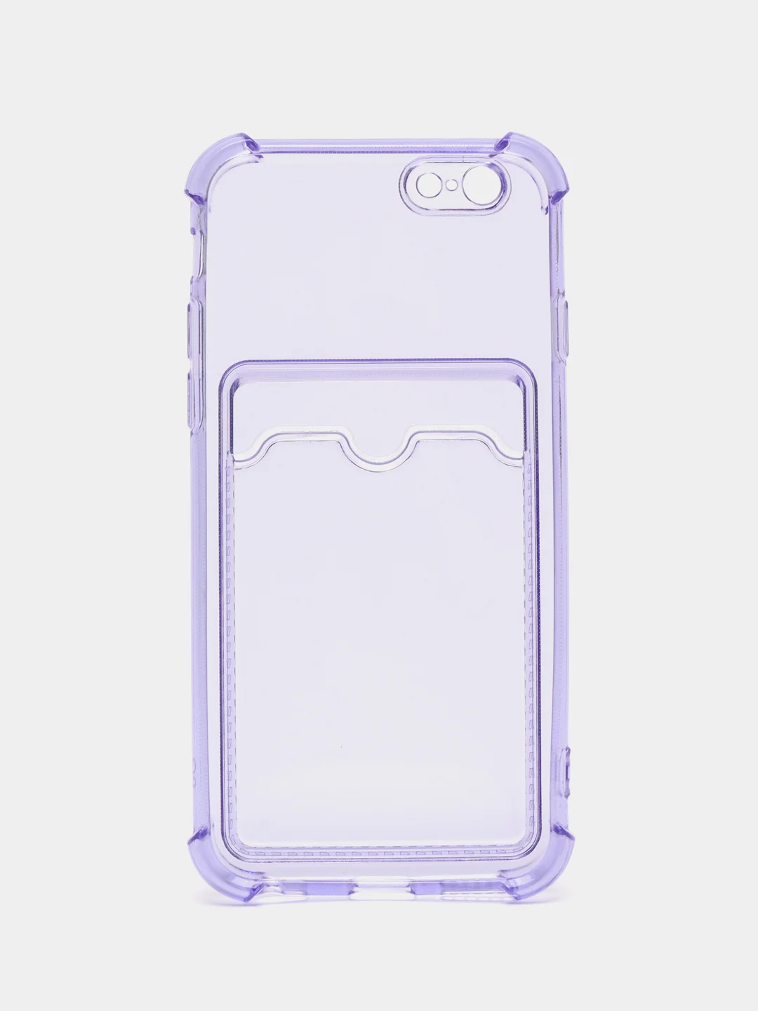 Лавандовый чехол для iPhone 6, с карманом для карт
