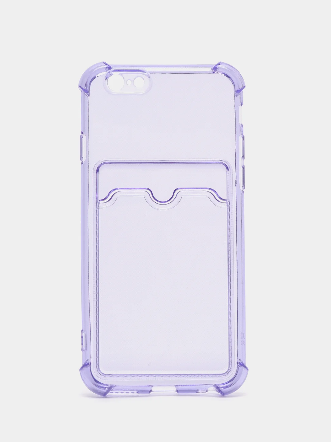 Лавандовый чехол для iPhone 6, с карманом для карт