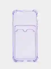 Лавандовый чехол для iPhone 6, с карманом для карт