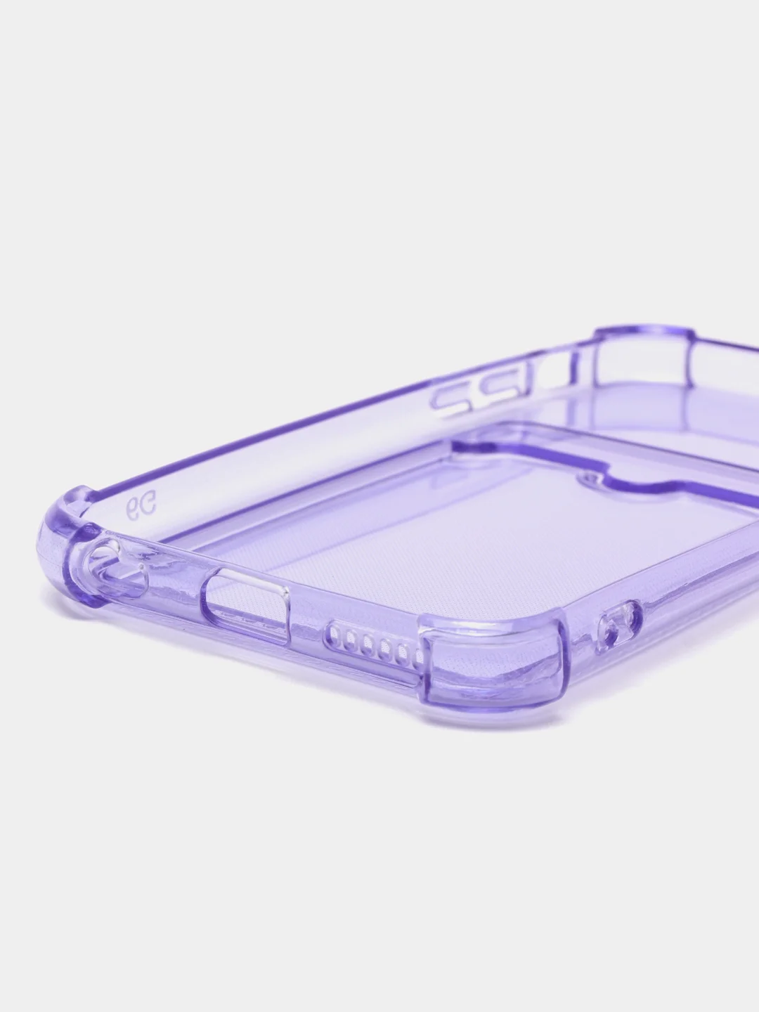 Лавандовый чехол для iPhone 6, с карманом для карт