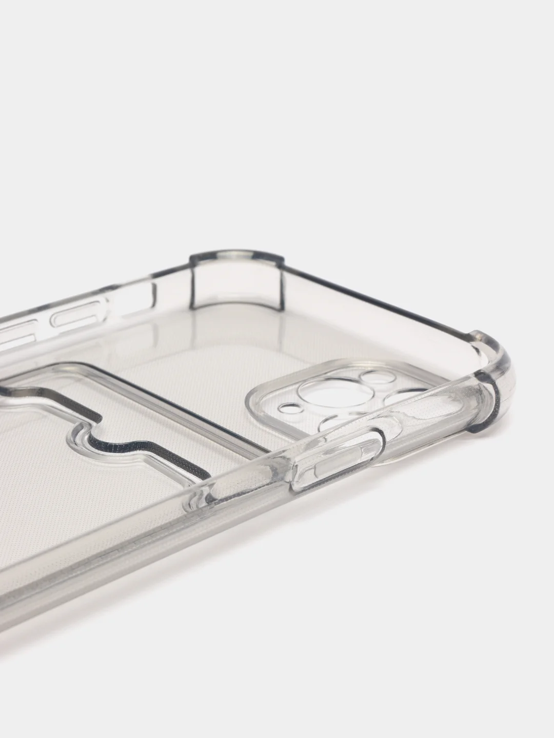 Серый чехол для iPhone 11 Pro, с карманом для карт
