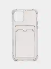Серый чехол для iPhone 11 Pro, с карманом для карт
