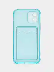 Белый чехол для iPhone 12, с карманом для карт