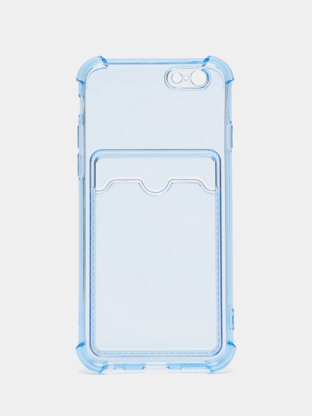Синий чехол для iPhone 6, с карманом для карт