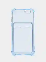 Синий чехол для iPhone 6, с карманом для карт