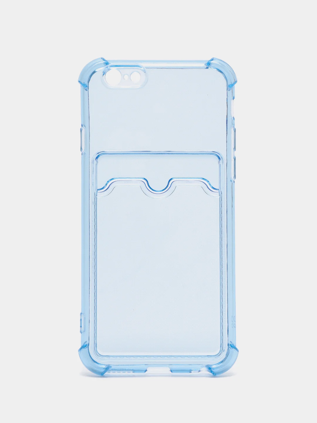 Синий чехол для iPhone 6, с карманом для карт