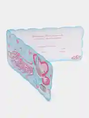 Голубой приглашение на свадьбу