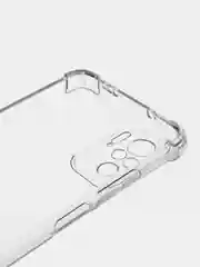 Серебряный чехол Xiaomi Redmi Note 10 4G, Note 10S, Poco M5S (Сяоми Редми Ноут 10c) прозрачный черный